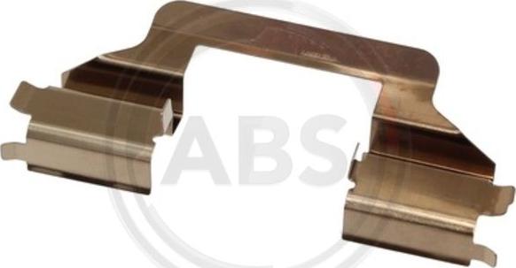 A.B.S. 1656Q - Set accesorii, placute frana parts5.com