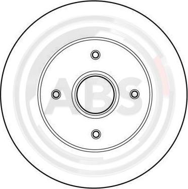 A.B.S. 16058 - Bremsscheibe parts5.com