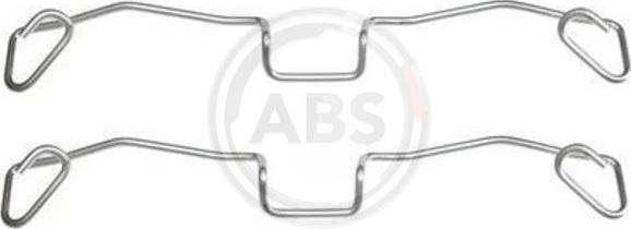 A.B.S. 1633Q - Sada příslušenství, obložení kotoučové brzdy parts5.com