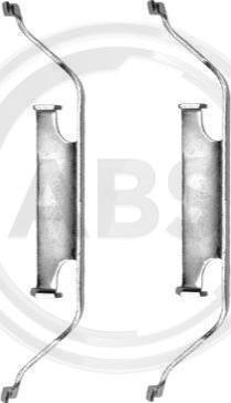 A.B.S. 1096Q - Set accesorii, placute frana parts5.com