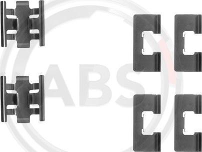 A.B.S. 1091Q - Tartozékkészlet, tárcsafékbetét parts5.com