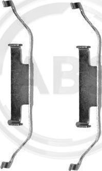 A.B.S. 1097Q - Set accesorii, placute frana parts5.com