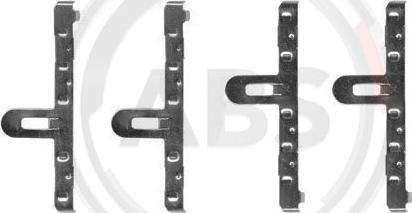 A.B.S. 1048Q - Set accesorii, placute frana parts5.com