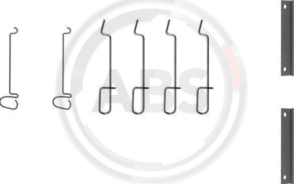 A.B.S. 1070Q - Zubehörsatz, Scheibenbremsbelag parts5.com