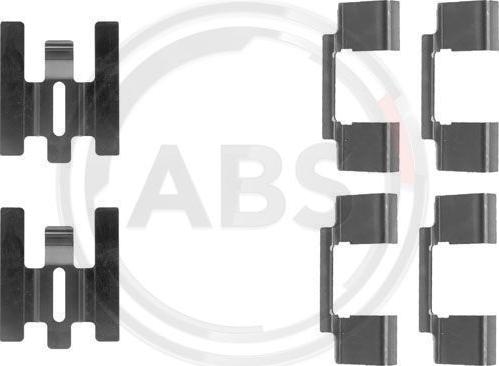 A.B.S. 1160Q - Set accesorii, placute frana parts5.com