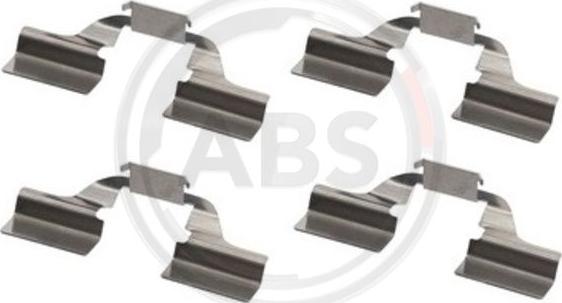 A.B.S. 1827Q - Sada příslušenství, obložení kotoučové brzdy parts5.com