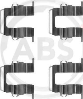 A.B.S. 1259Q - Kit de accesorios, pastillas de frenos parts5.com