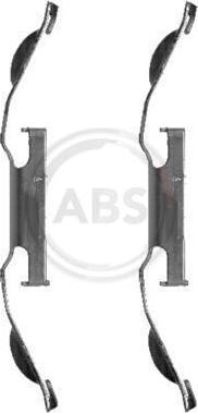 A.B.S. 1221Q - Kit de accesorios, pastillas de frenos parts5.com