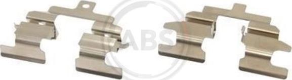 A.B.S. 1737Q - Kit de accesorios, pastillas de frenos parts5.com