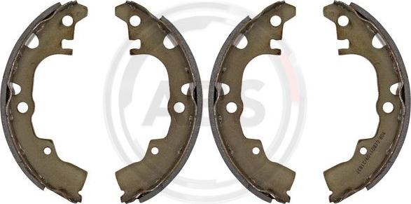 A.B.S. 8999 - Fékpofakészlet parts5.com