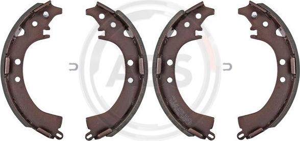 A.B.S. 8866 - Bremsbackensatz parts5.com