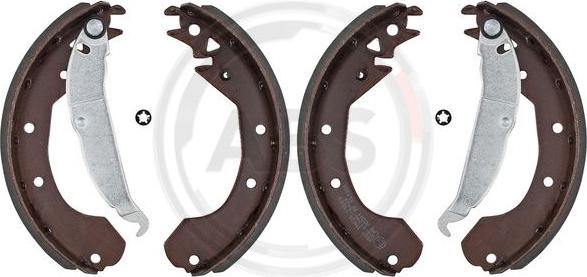 A.B.S. 8807 - Fékpofakészlet parts5.com