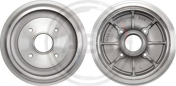 A.B.S. 3439-S - Brake Drum parts5.com