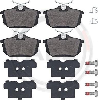 A.B.S. 36950 - Komplet zavornih oblog, ploscne (kolutne) zavore parts5.com