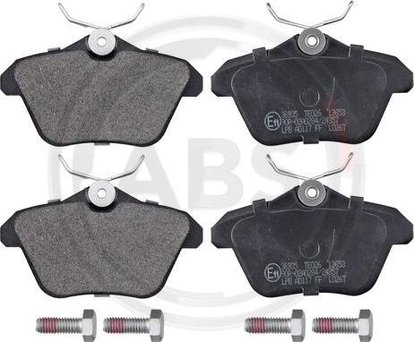 A.B.S. 36935 - Brake Pad Set, disc brake parts5.com