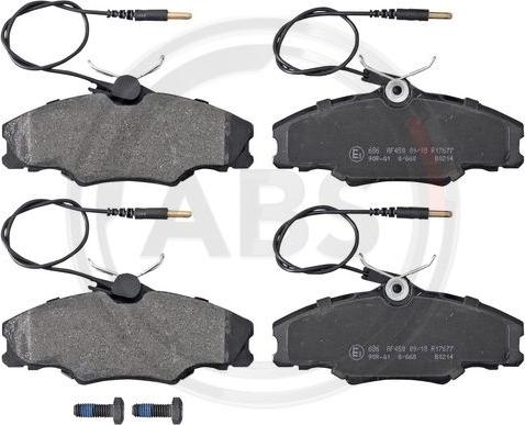 A.B.S. 36976 - Brake Pad Set, disc brake parts5.com