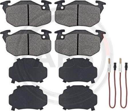 A.B.S. 36565 - Brake Pad Set, disc brake parts5.com