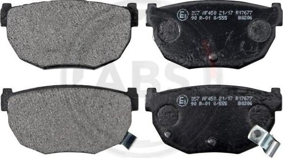 A.B.S. 36586/1 - Brake Pad Set, disc brake parts5.com