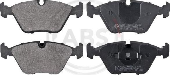 A.B.S. 36650 - Kit de plaquettes de frein, frein à disque parts5.com