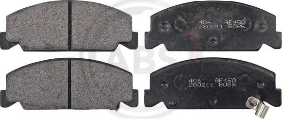 A.B.S. 36669 - Set placute frana,frana disc parts5.com