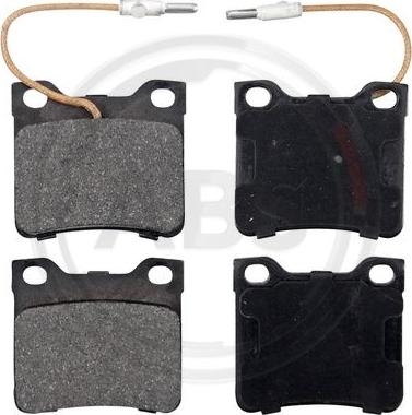 A.B.S. 36683 - Brake Pad Set, disc brake parts5.com