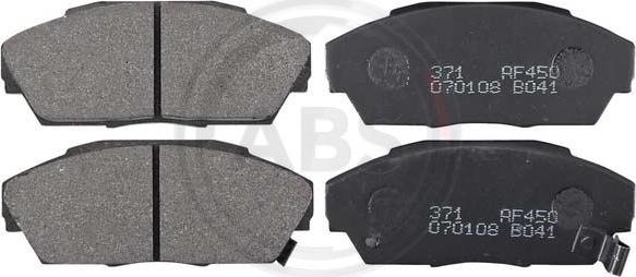 A.B.S. 36639 - Brake Pad Set, disc brake parts5.com