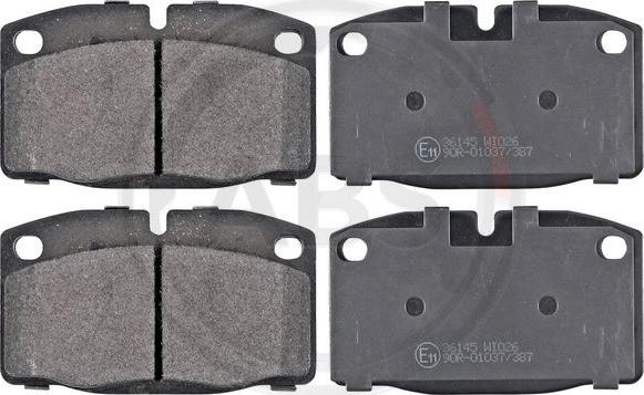 A.B.S. 36145 - Brake Pad Set, disc brake parts5.com