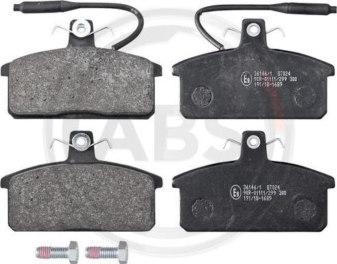 A.B.S. 36146/1 - Set placute frana,frana disc parts5.com