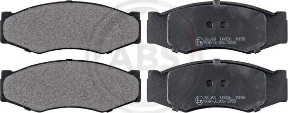 A.B.S. 36168 - Brake Pad Set, disc brake parts5.com