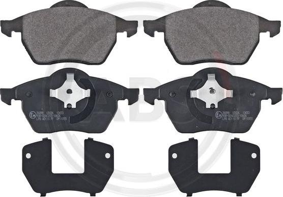 A.B.S. 36898 - Brake Pad Set, disc brake parts5.com