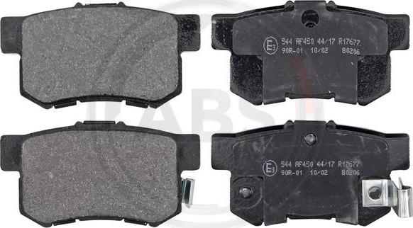 A.B.S. 36757 - Brake Pad Set, disc brake parts5.com