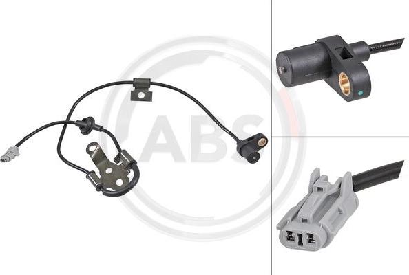 A.B.S. 31941 - Sensor, revoluciones de la rueda parts5.com