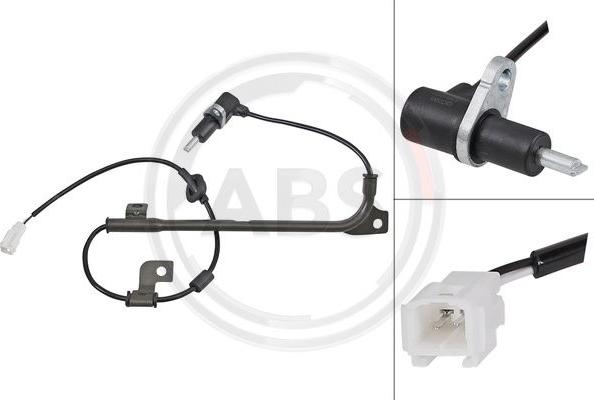 A.B.S. 31939 - Sensor, revoluciones de la rueda parts5.com