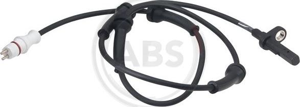 A.B.S. 31001 - Sensor, wheel speed parts5.com