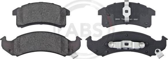 A.B.S. 38505 - Brake Pad Set, disc brake parts5.com