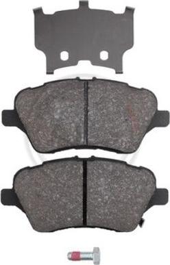 A.B.S. 37956 - Brake Pad Set, disc brake parts5.com