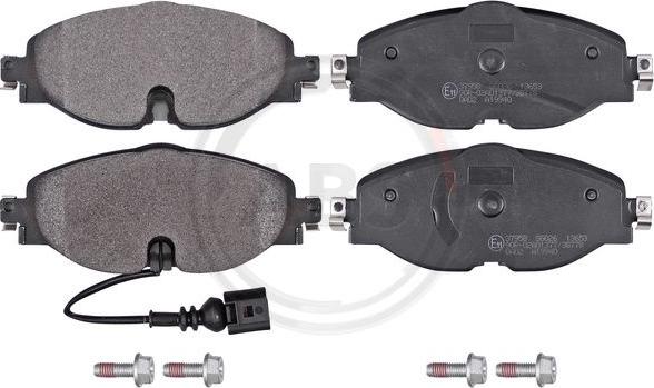 A.B.S. 37958 - Brake Pad Set, disc brake parts5.com