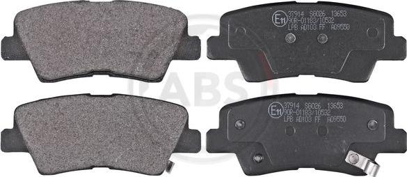 A.B.S. 37914 - Brake Pad Set, disc brake parts5.com