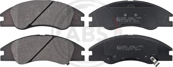 A.B.S. 37492 - Brake Pad Set, disc brake parts5.com