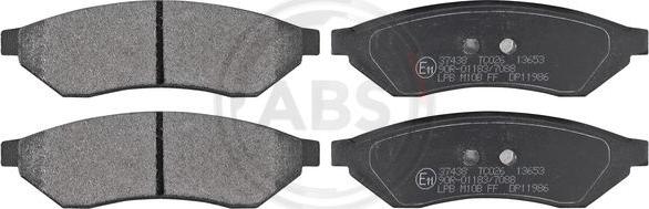 A.B.S. 37438 - Brake Pad Set, disc brake parts5.com