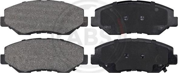 A.B.S. 37424 - Brake Pad Set, disc brake parts5.com