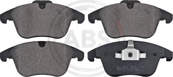 A.B.S. 37568 - Sada brzdových platničiek kotúčovej brzdy parts5.com