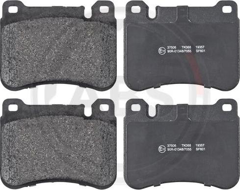 A.B.S. 37506 - Brake Pad Set, disc brake parts5.com