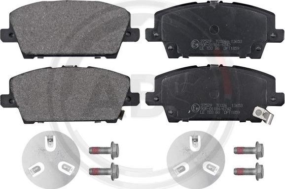 A.B.S. 37529 - Brake Pad Set, disc brake parts5.com