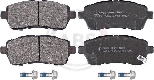 A.B.S. 37606 - Brake Pad Set, disc brake parts5.com