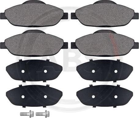 A.B.S. 37607 - Brake Pad Set, disc brake parts5.com