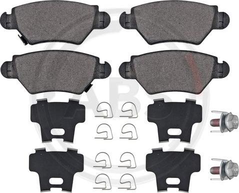 A.B.S. 37059 - Brake Pad Set, disc brake parts5.com