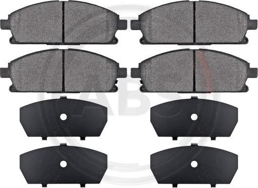 A.B.S. 37081 - Brake Pad Set, disc brake parts5.com