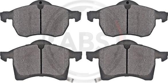 A.B.S. 37076 - Brake Pad Set, disc brake parts5.com