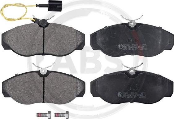 A.B.S. 37172 - Brake Pad Set, disc brake parts5.com